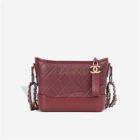 chanel gabrielle burgundy